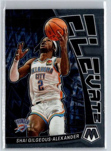 2022-23 Panini Mosaic #13 Shai Gilgeous-Alexander Elevate J38