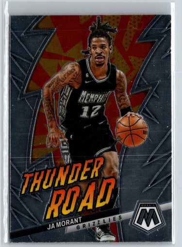 2022-23 Panini Mosaic #11 Ja Morant Thunder Road J38