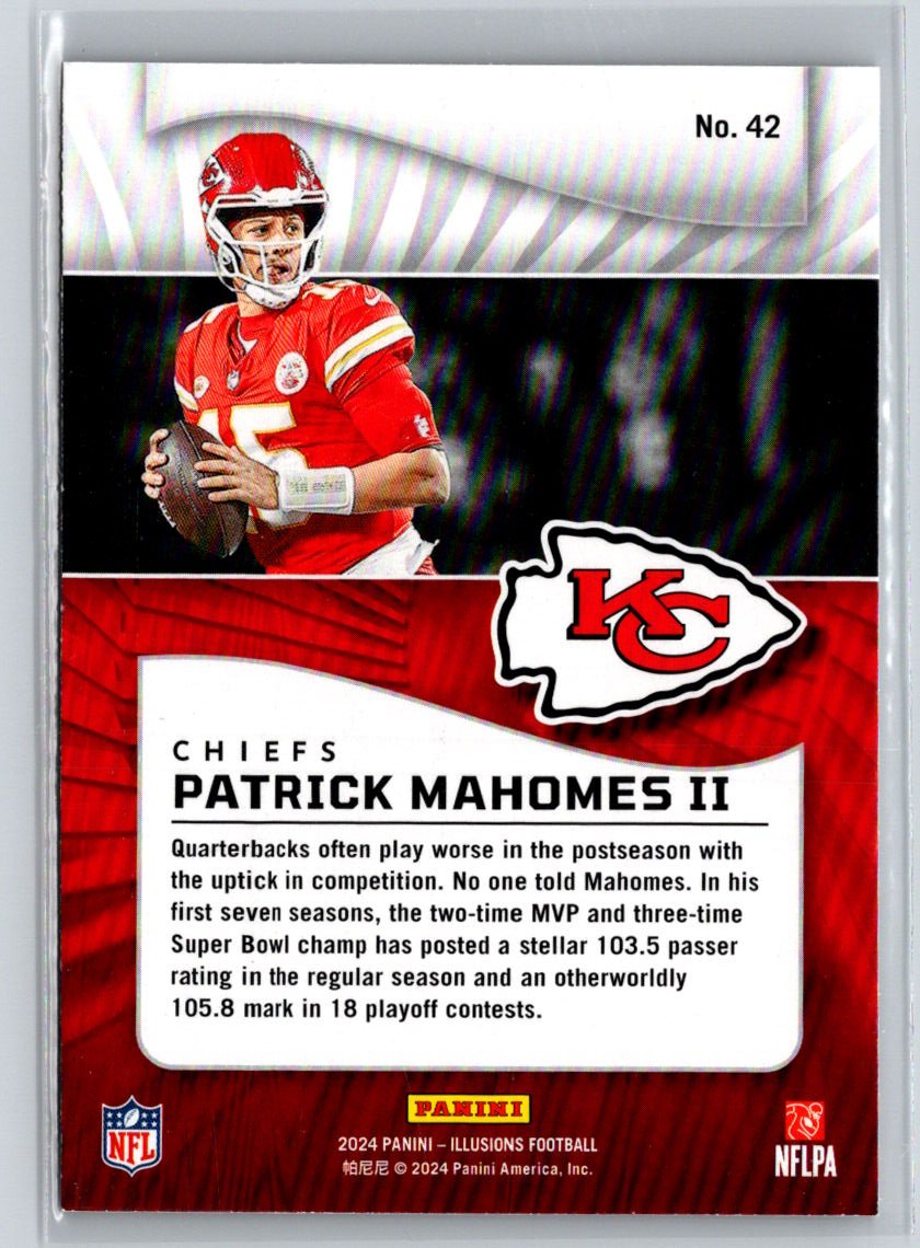 2024 Panini Illusions #42 Patrick Mahomes II Retail J38
