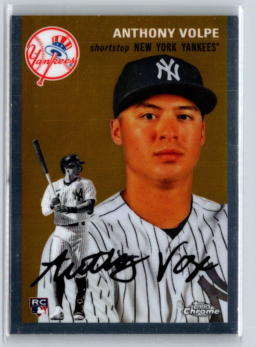 2023 Topps Chrome Platinum Anniversary #100 Anthony Volpe J39