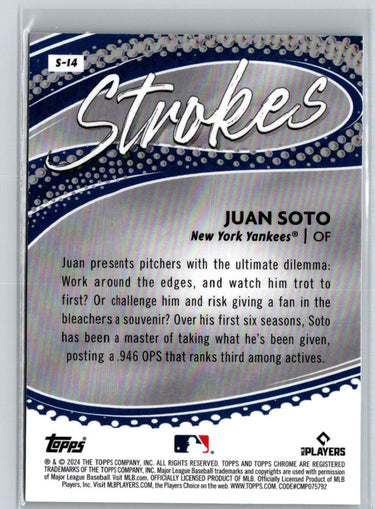 2024 Topps Chrome #S-14 Juan Soto Strokes J39