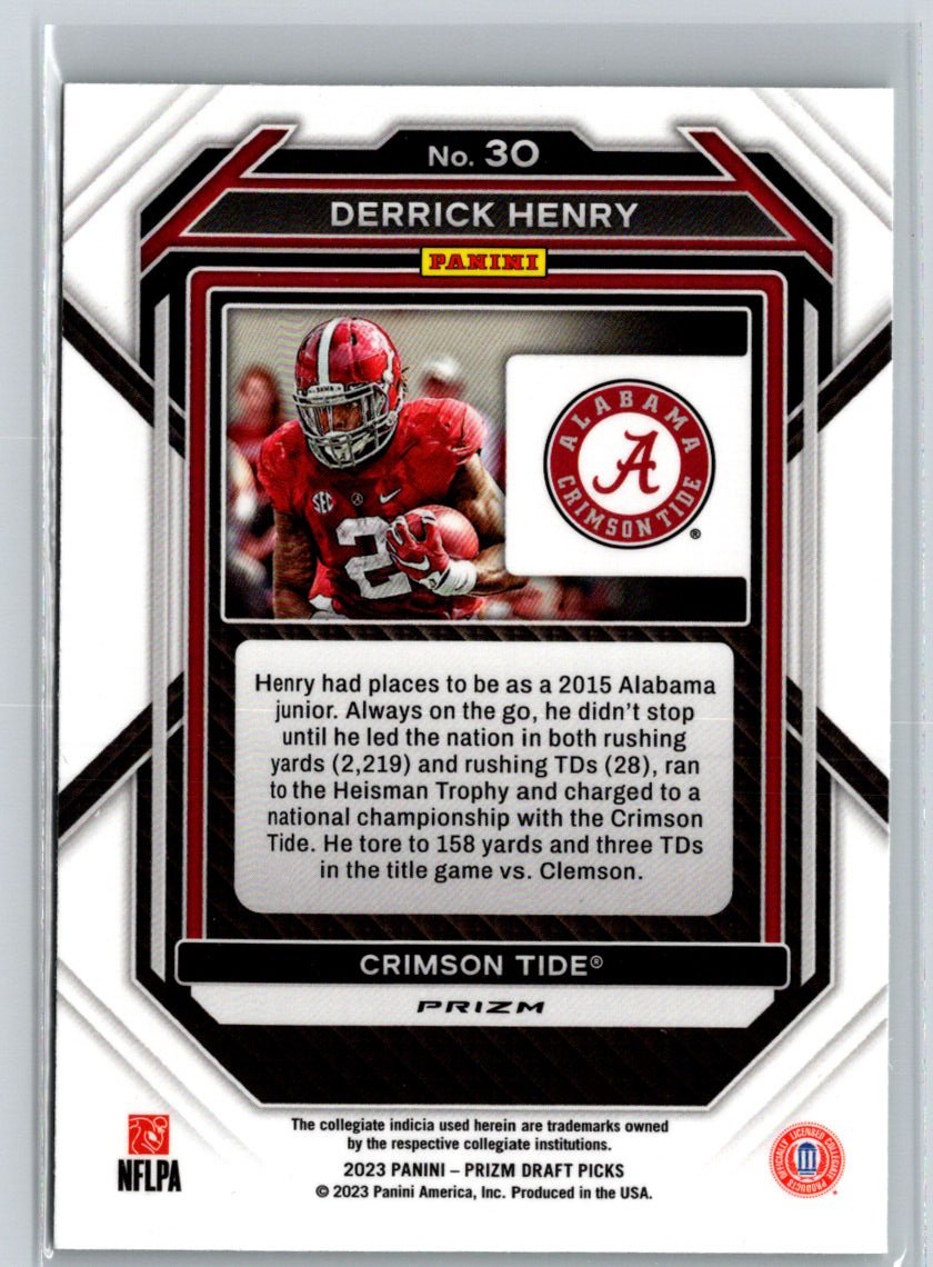 2023 Panini Prizm Draft Picks #30 Derrick Henry Prizms Green J39