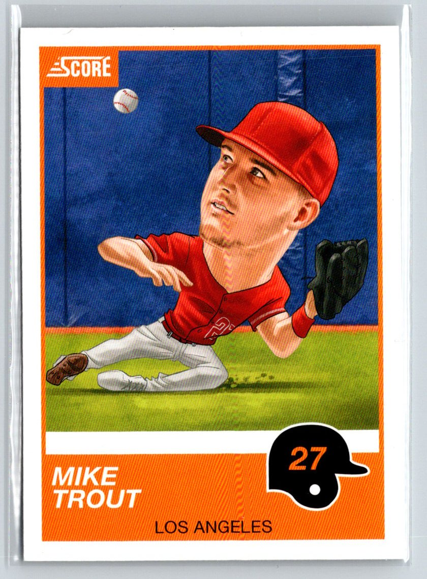 2019 Panini Chronicles #13 Mike Trout Score J39