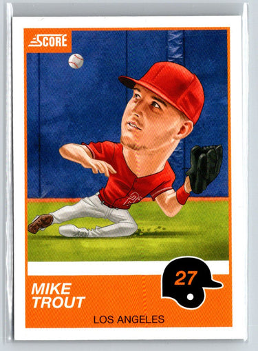 2019 Panini Chronicles #13 Mike Trout Score J39
