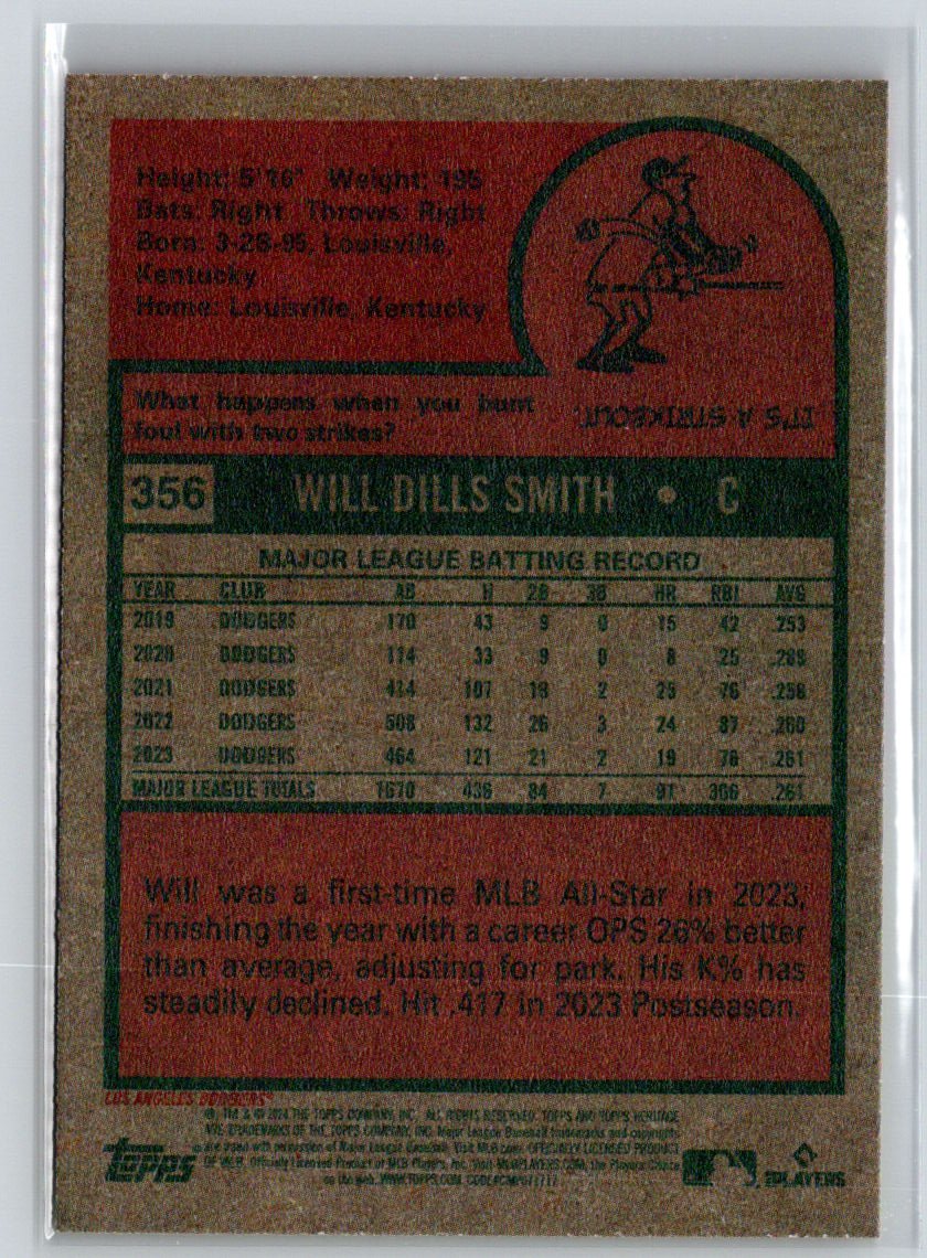 2024 Topps Heritage #356 Will Smith J40