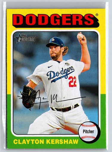 2024 Topps Heritage #386 Clayton Kershaw J40