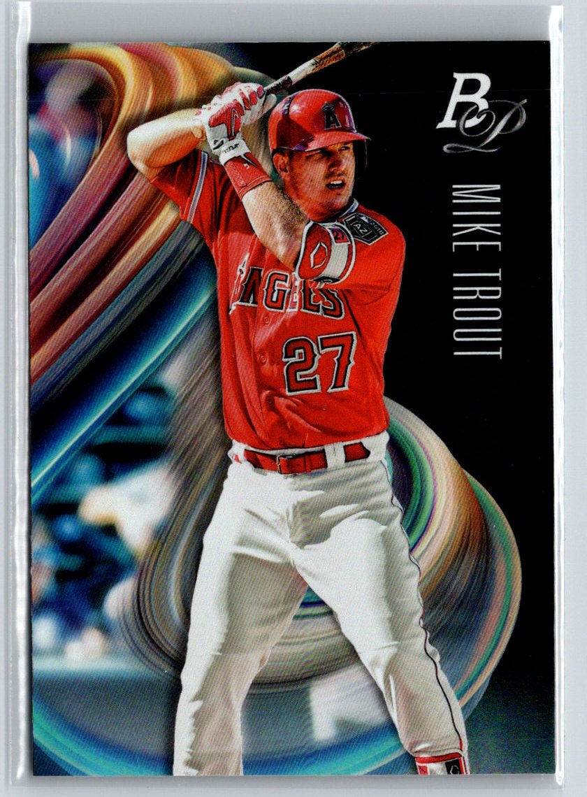 2018 Bowman Platinum #49 Mike Trout J40