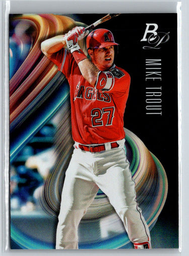 2018 Bowman Platinum #49 Mike Trout J40