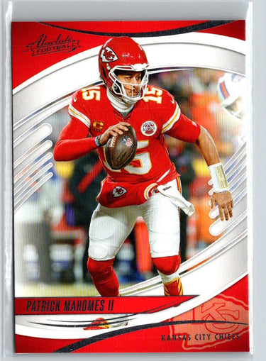 2025 Panini Absolute #53 Patrick Mahomes II Red J40