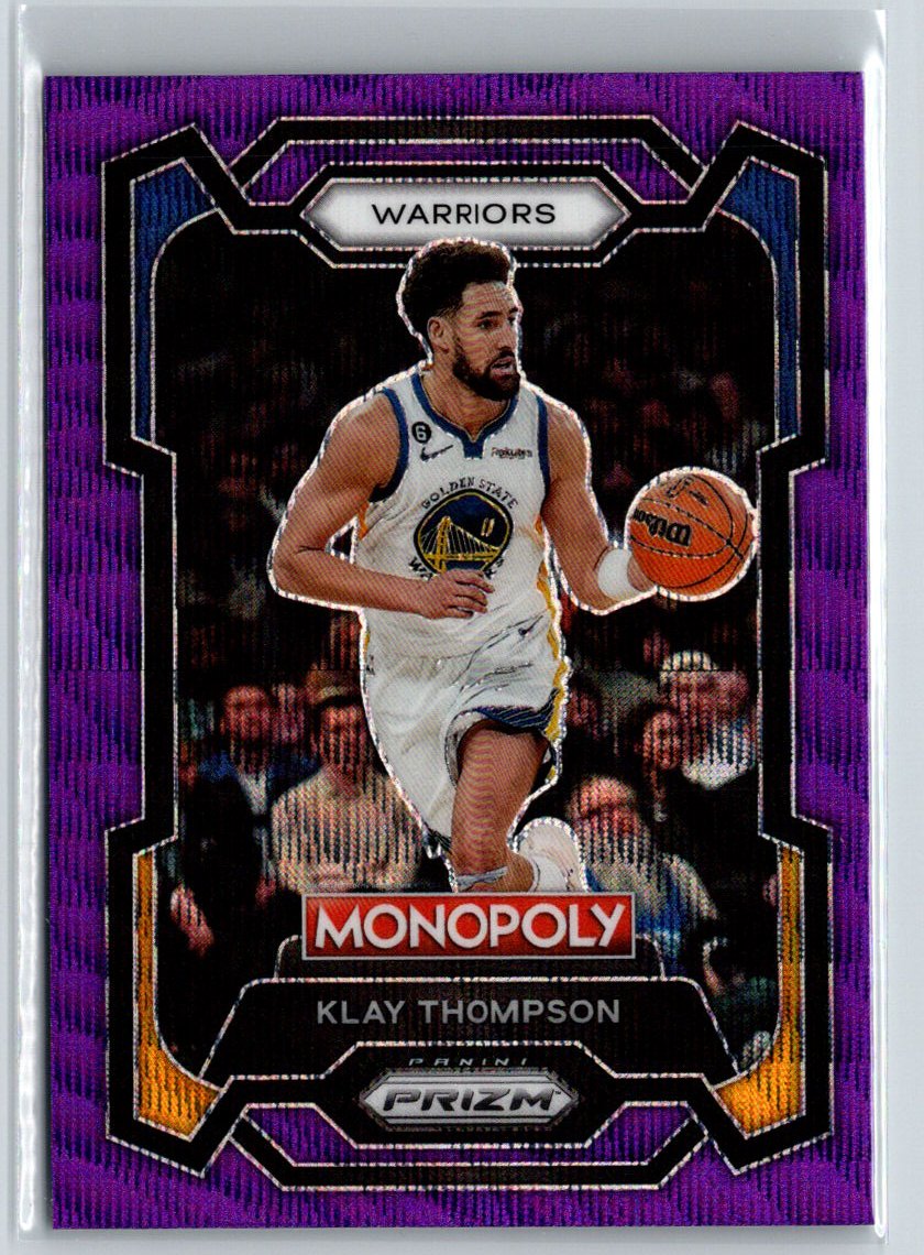 2023-24 Panini Prizm Monopoly #29 Klay Thompson Purple J41