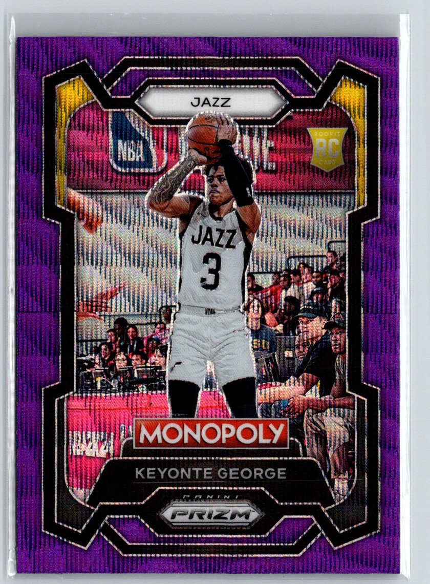 2023-24 Panini Prizm Monopoly #87 Keyonte George Purple J41