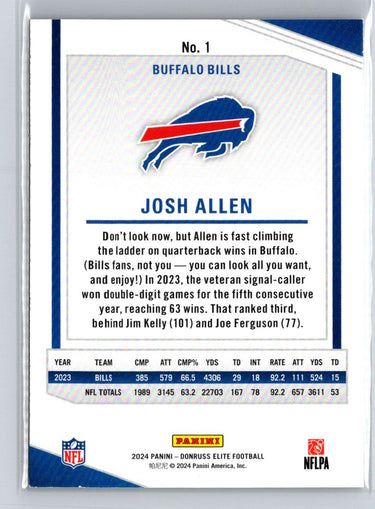 2024 Donruss Elite #1 Josh Allen J41