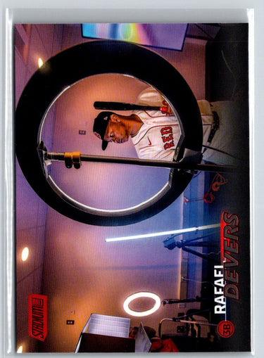 2023 Stadium Club #300 Rafael Devers Red Foil J42