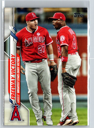 2020 Topps Update #U-261 Freeway Victory (Mike Trout / Justin Upton) VC J47