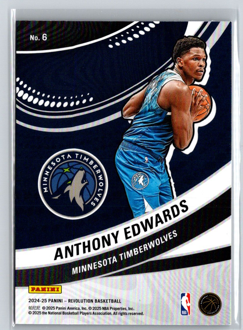 2024-25 Panini Revolution #6 Anthony Edwards Vortex J43