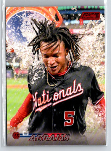 2023 Stadium Club #184 CJ Abrams Red Foil J44