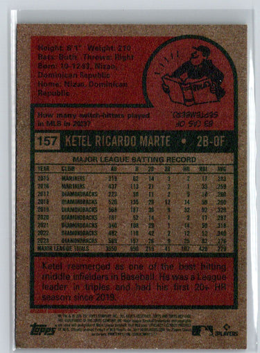 2024 Topps Heritage #157 Ketel Marte J46