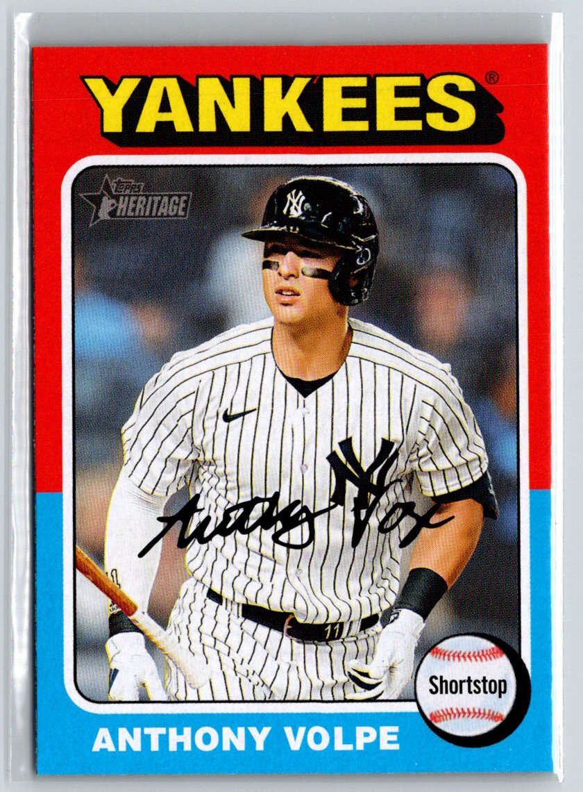 2024 Topps Heritage #282 Anthony Volpe J46