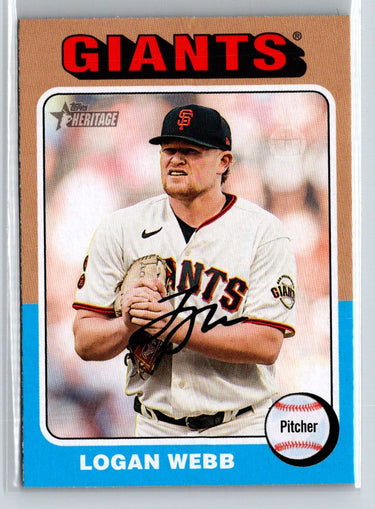 2024 Topps Heritage #393 Logan Webb J48