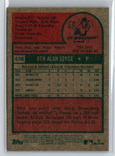 2024 Topps Heritage #456 Ben Joyce J48