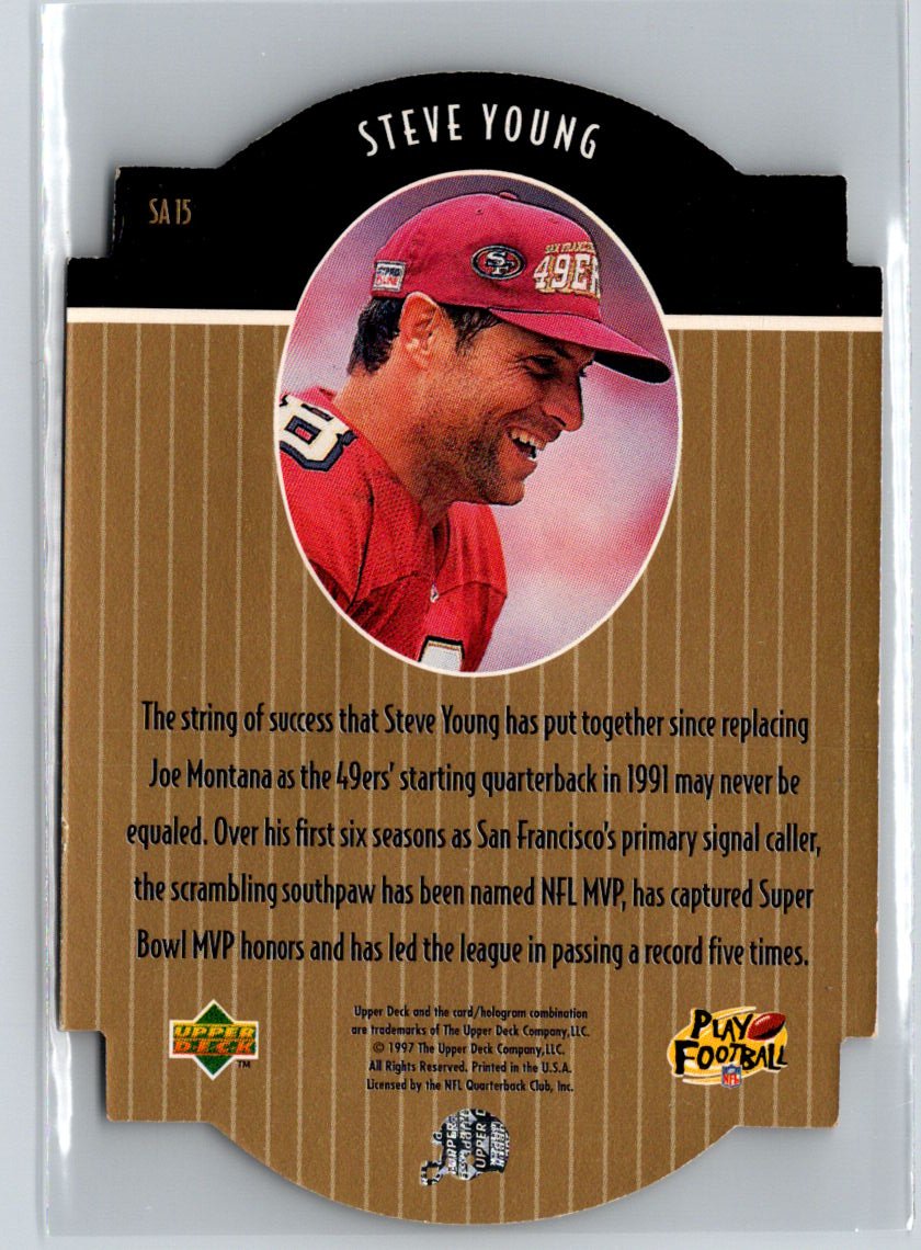 1997 Upper Deck #SA15 Steve Young Star Attractions J48