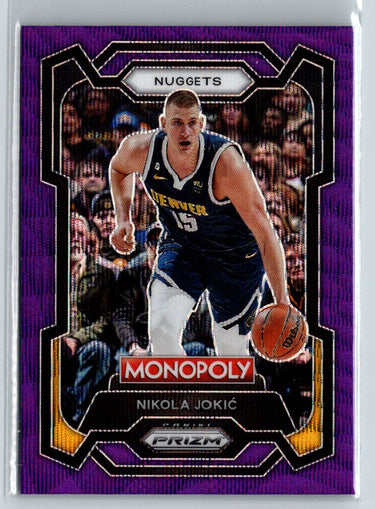 2023-24 Panini Prizm Monopoly #1 Nikola Jokic Purple J48
