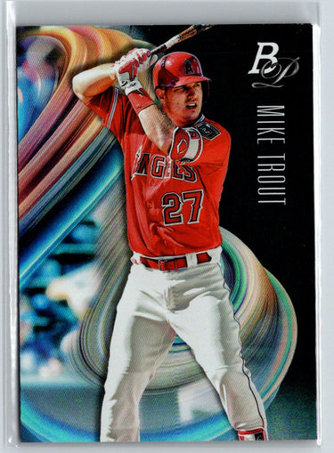 2018 Bowman Platinum #49 Mike Trout J48