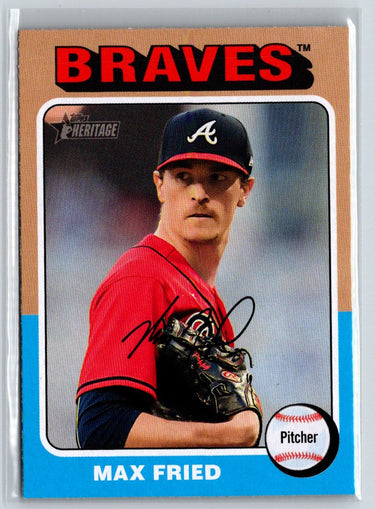 2024 Topps Heritage #268 Max Fried J49