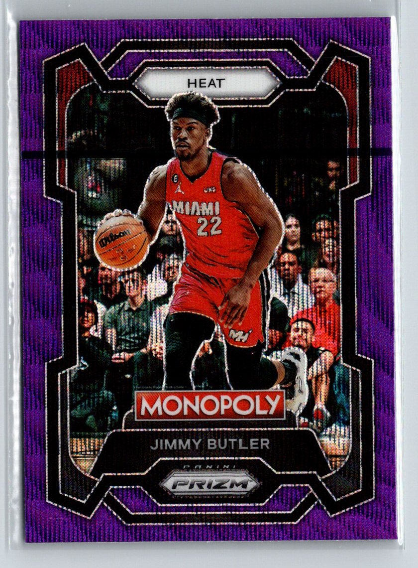 2023-24 Panini Prizm Monopoly #46 Jimmy Butler Purple J50
