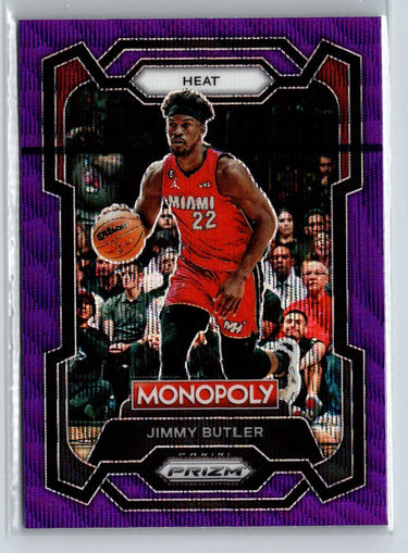 2023-24 Panini Prizm Monopoly #46 Jimmy Butler Purple J50
