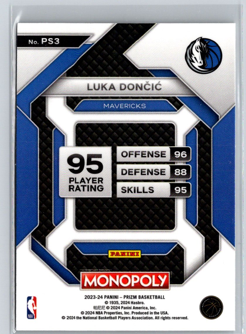 2023-24 Panini Prizm Monopoly #PS3 Luka Doncic All-Star J50