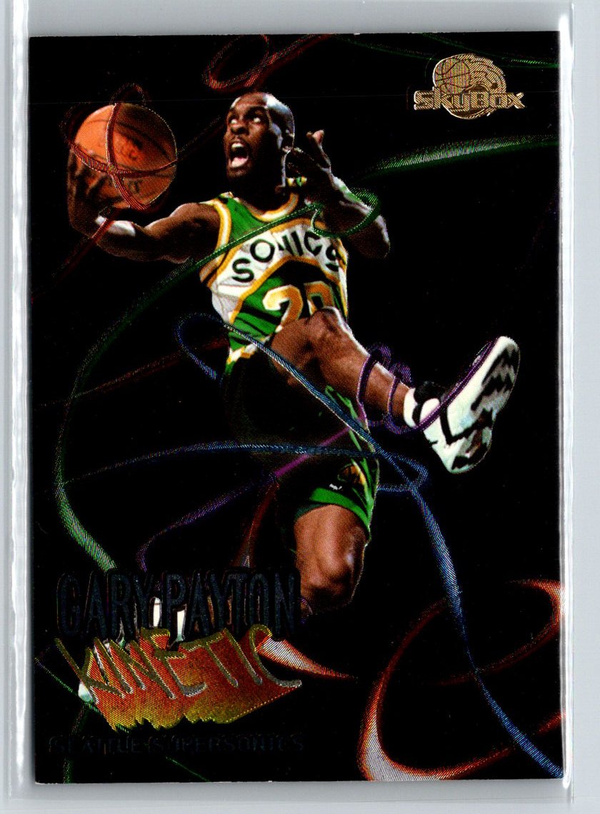 1995-96 SkyBox Premium #K9 Gary Payton Kinetic J51