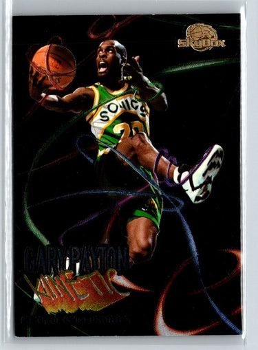 1995-96 SkyBox Premium #K9 Gary Payton Kinetic J51