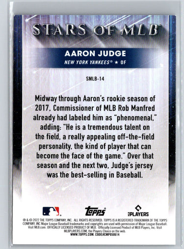 2022 Topps #SMLB-14 Aaron Judge Stars of MLB J52