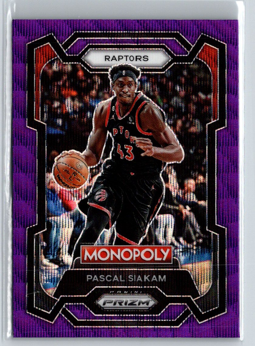 2023-24 Panini Prizm Monopoly #82 Pascal Siakam Purple J53