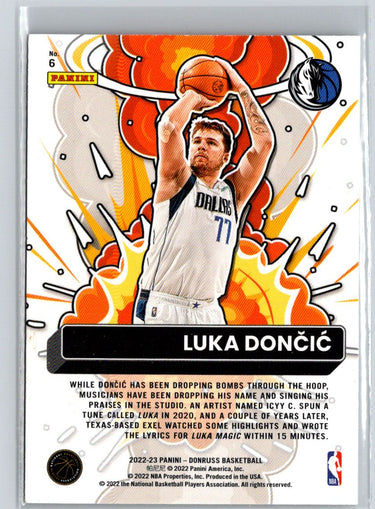 2022-23 Donruss #6 Luka Doncic Bomb Squad J54