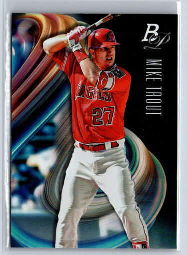 2018 Bowman Platinum #49 Mike Trout J54