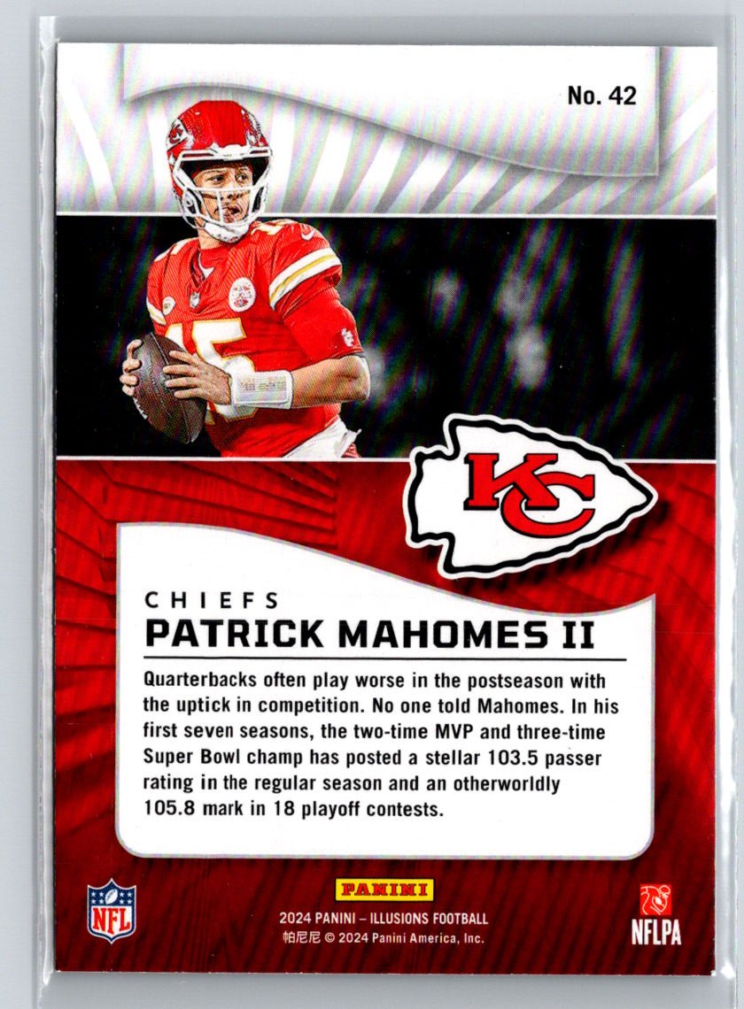 2024 Panini Illusions #42 Patrick Mahomes II Retail J54
