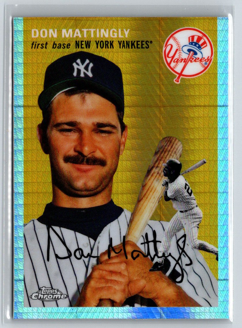 2023 Topps Chrome Platinum Anniversary #479 Don Mattingly Refractors J55