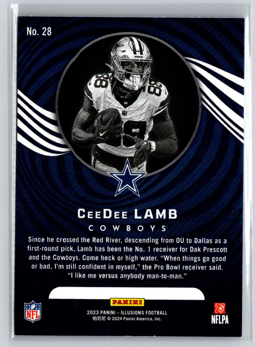 2023 Panini Illusions #28 CeeDee Lamb Retail J55