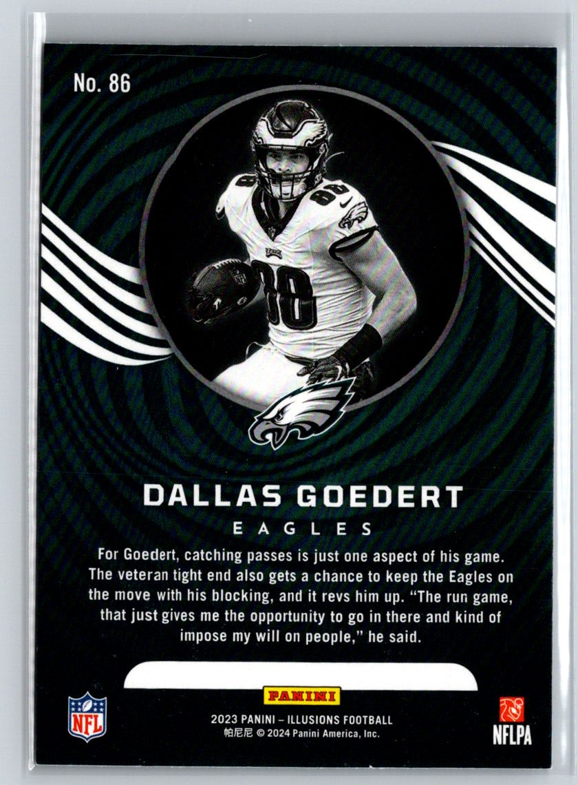 2023 Panini Illusions #86 Dallas Goedert J55