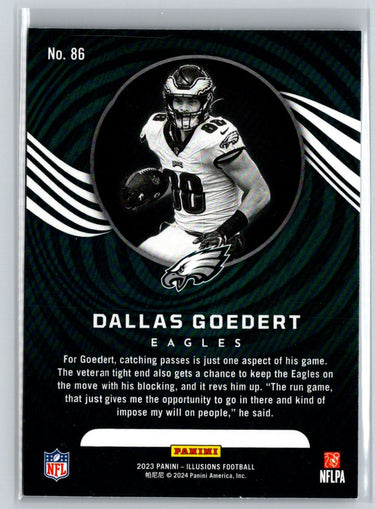 2023 Panini Illusions #86 Dallas Goedert J55