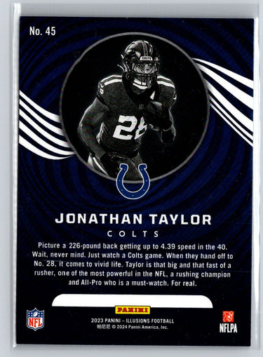 2023 Panini Illusions #45 Jonathan Taylor J55