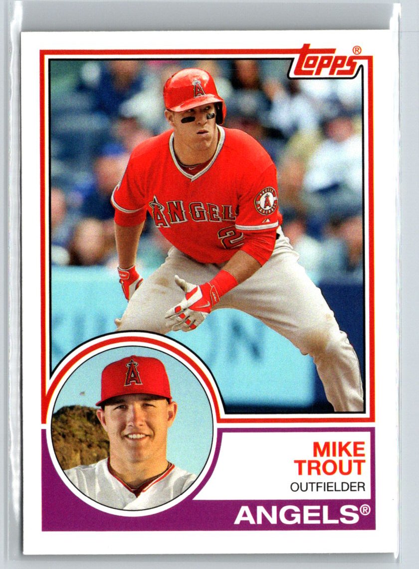 2015 Topps Archives #250 Mike Trout J55