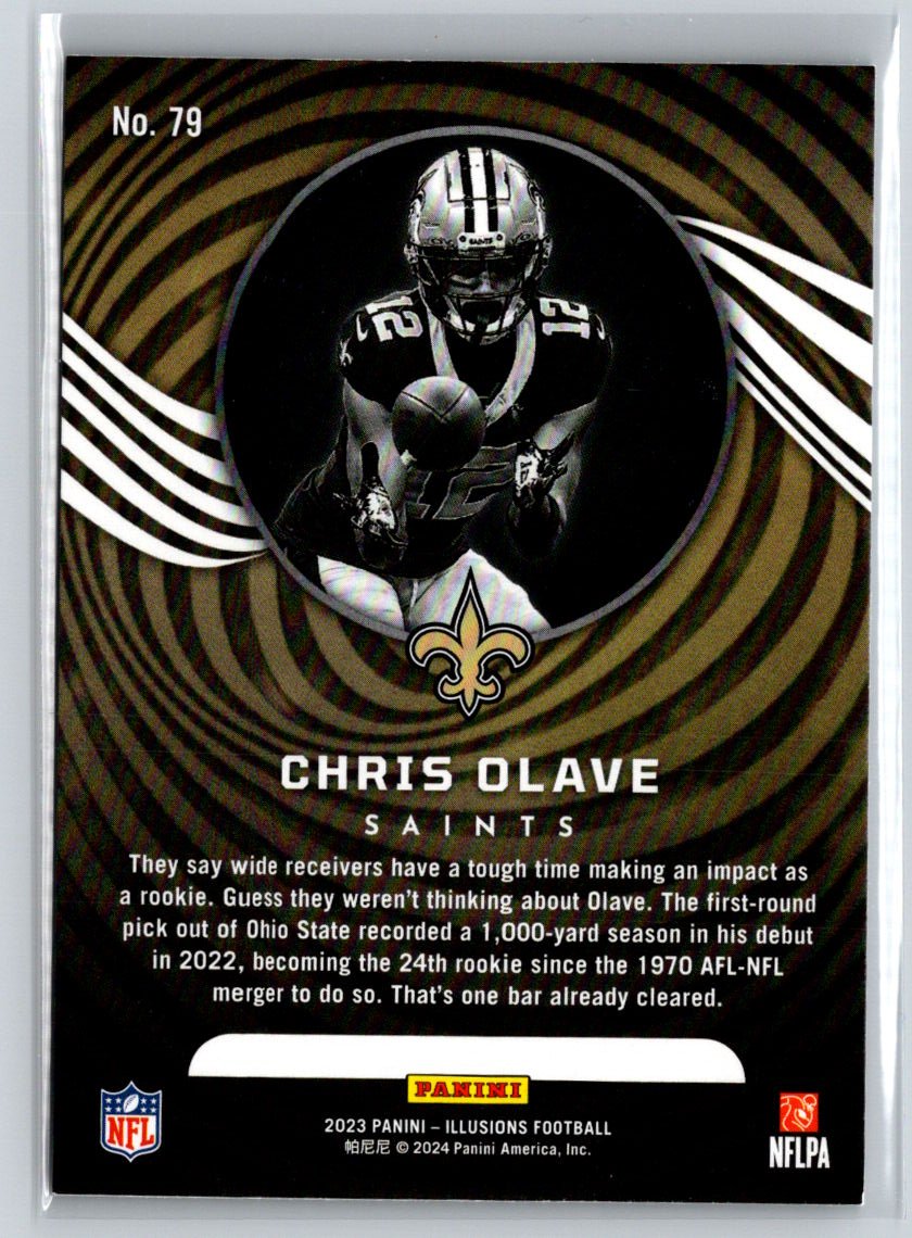 2023 Panini Illusions #79 Chris Olave J56