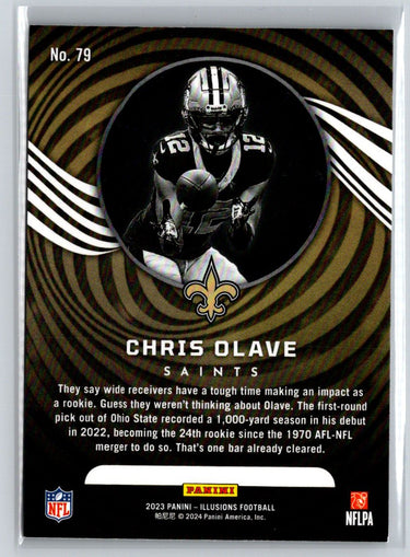 2023 Panini Illusions #79 Chris Olave J56
