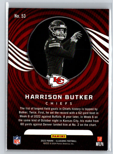 2023 Panini Illusions #53 Harrison Butker J56