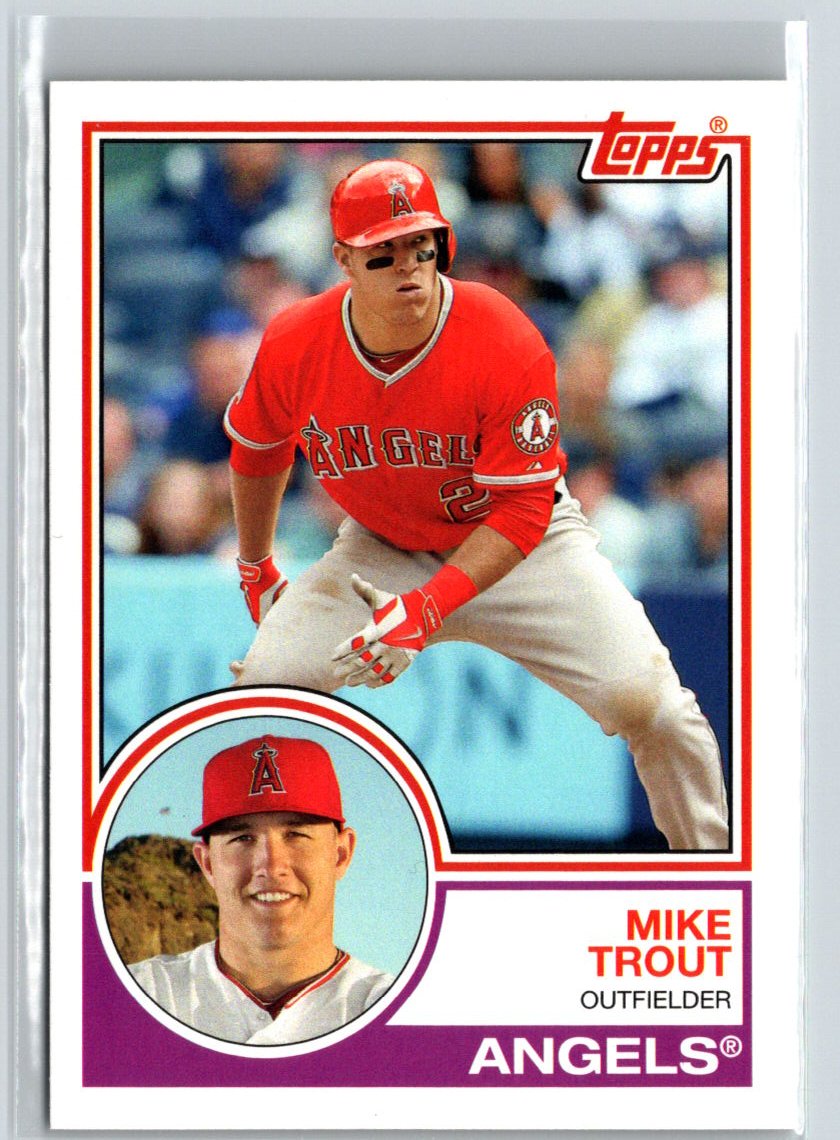 2015 Topps Archives #250 Mike Trout J56