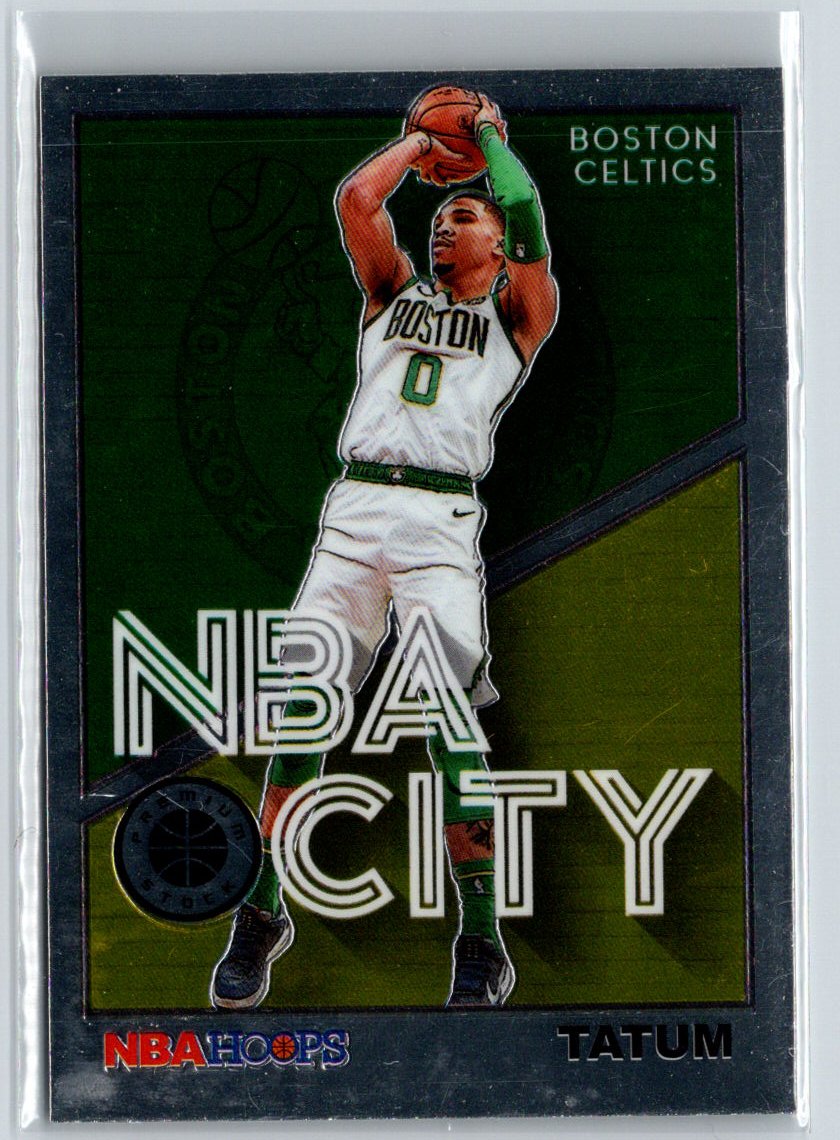 2019-20 Hoops Premium Stock #11 Jayson Tatum NBA City J57