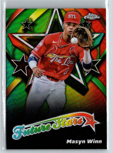 2025 Topps Chrome #FS-14 Masyn Winn Future Stars J58